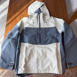 Men’s Burton Gore-Tex Anorak Jacket - Gray and White